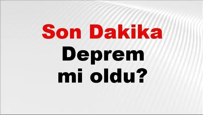 Adana'da Şiddetli Deprem! Ayrıntılar ve Son Gelişmeler Burada