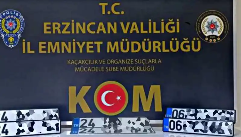 Erzincan'da "APP Plaka" Operasyonuyla Suç Ağlarına Darbe!