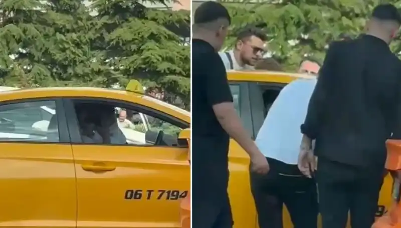 Trafikte Sinirlenip Taksi Şoförüne Yumruk Atan Sürücü Gözaltına Alındı