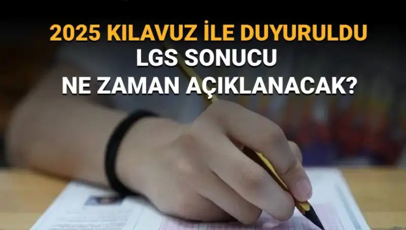 2025 LGS Sonuçları İçin MEB'den Açıklama: Tarih Belirlendi!