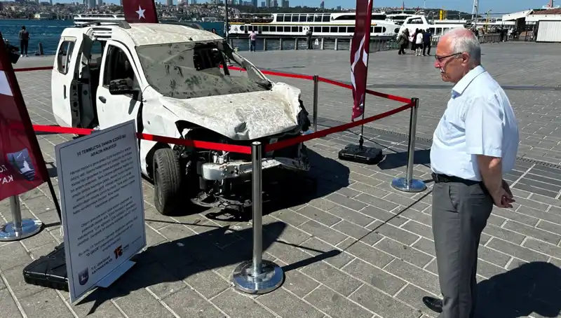 15 Temmuz İzleri: Tankların Ezdiği Otomobiller Sergisi Başlıyor